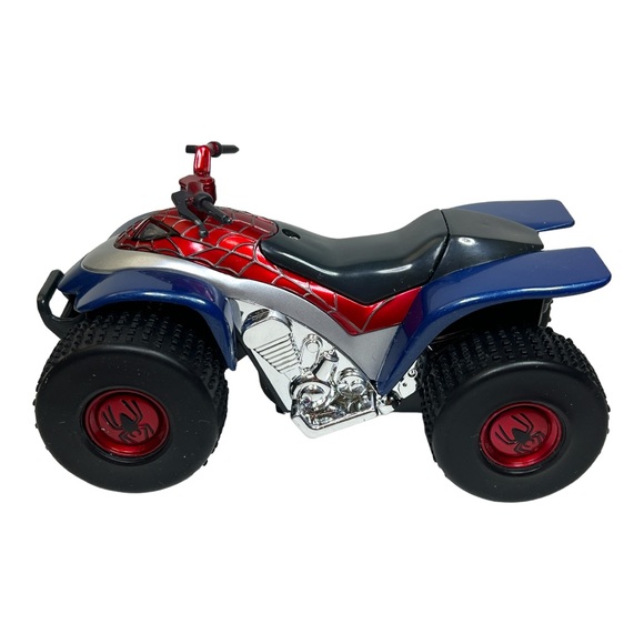 Marvel Spider Man The Movie Battery Operated Moving ATV Vehicle 6.5” x 3” - Picture 9 of 13